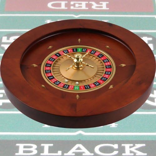 Deluxe Wooden Roulette Wheel 19.75 inch [101934