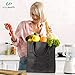 EasyEarth Reusable Grocery Bags EcoFlex [5 Pack] - Large Shopping Bag - Heavy Duty, Durable, Foldable, Washable, and Reusable Bags - Eco Friendly Tote