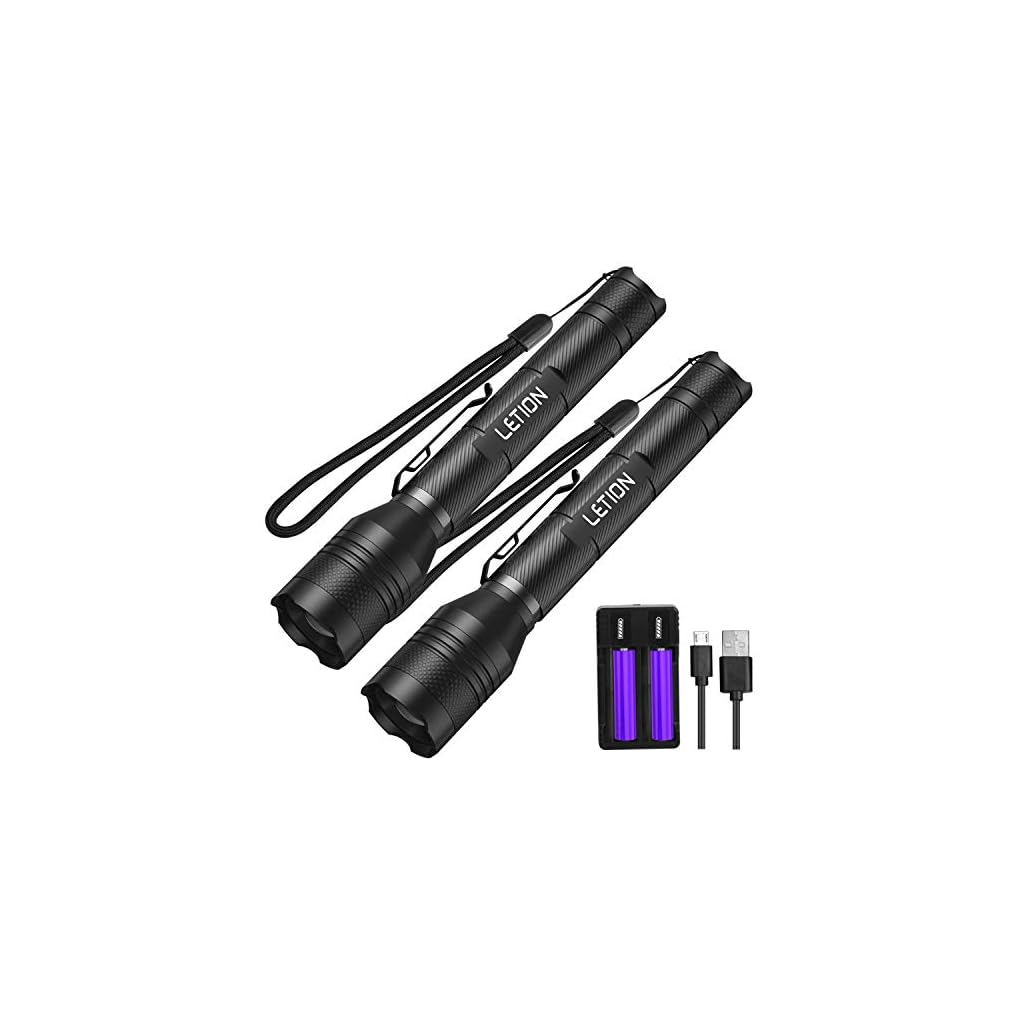 LETION LED Torch Rechargeable,Torches LED Super Bright Powerful 1500