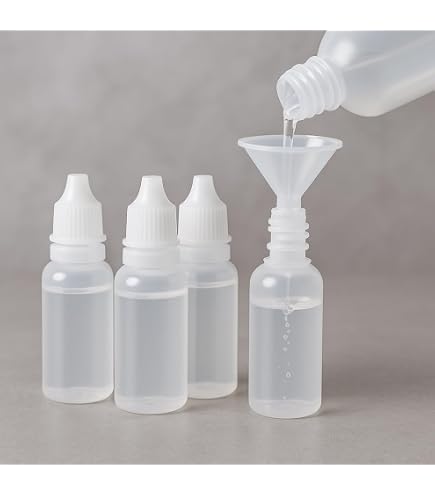 OFOWIN 6 Pcs Plastic Dropper Bottle, 100ml / 3.4oz Small Mouth Dropping  Bottles with White Cap Empty Squeezable Liquid Drop Bottles for Solvents,  Oils, Glue, Paint,Essence,E-liquid,E-juice,Saline: Amazon.com: Industrial &  Scientific
