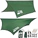 Adventure Gear Outfitter Hammock Rain Fly Tent Tarp STRONG RIPSTOP NYLON - Includes Everything You Need for EASY SET UP.