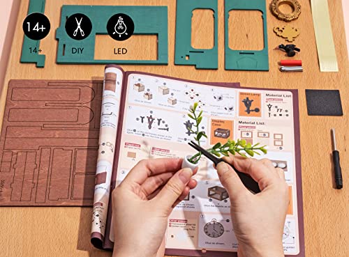 DIY Miniature Dollhouse Room Kit - Tailor Shop Model Building Set For Teens And Adults