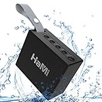HaMi IP66 Waterproof Bluetooth Speaker with 12-Hour Playtime, 66-Foot Bluetooth Range & Built-in Mic Portable Wireless Bluetooth 4.2 Speaker with selfie Mic for iPhone, Samsung and More