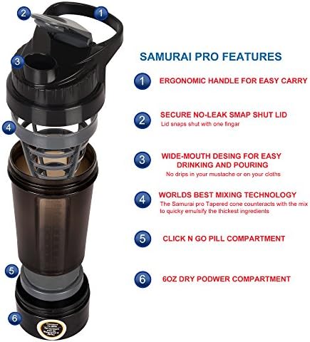 iShake Samurai Pro Gym Shaker