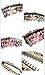 Ruihfas Sparkly Crystal Rhinestone Banana Hair Clips Comb for Lady Women Ponytail Holder (Mulitcolor)