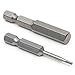 Tonsiki 8pcs 1/4 Inch Hex Shank 50mm Length S2 Steel Inner Hexagon Head Drill Screwdriver Set Bits