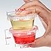 GOLDEN APPLE, 2-Ounce Clear Plastic Jello Shot Souffle Cups with Lids, Sampling Cup (200 Sets)