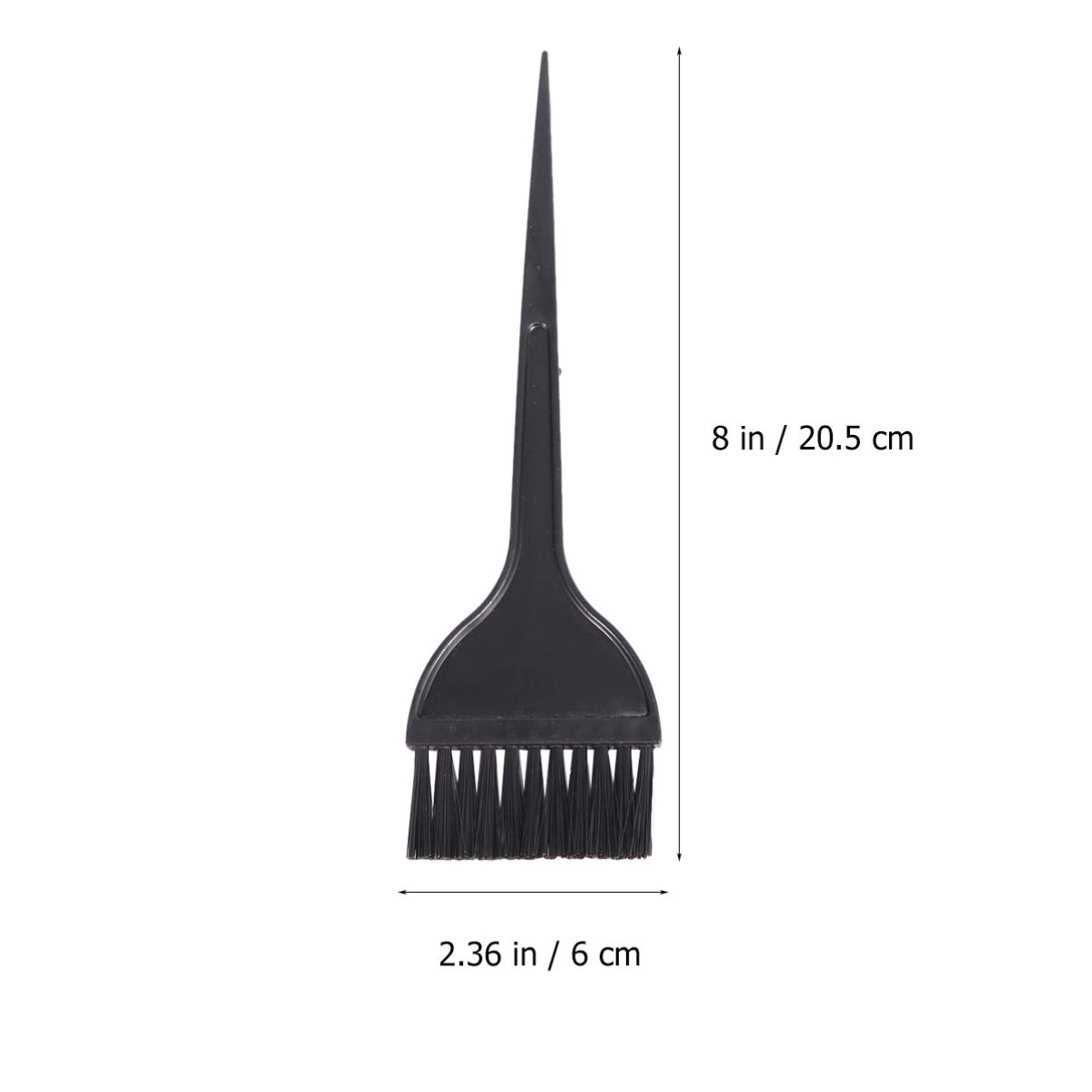 Pixnor 12 Pack Hair Dye Brushes, Highlight Brush Handle Hair Coloring Dyeing Kit Color Tint Applicator for Salon Black : Beauty