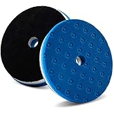 Lake Country HDO-CCS Blue Foam Heavy Polishing Pad (1-Pack, 6.5") Premium Heavy Duty Orbital Polishing Pads for Painted Surfaces. Fits 6" Backing Plate