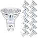 GU10 LED Bulbs 50W Equivalent, 5000K Daylight White Spotlight Bulb GU10 Base, Led Light Bulbs, 120V, 3 Years Warranty, Pack of 6