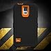 Galaxy S5 Case, ToughBox [Armor Series] [Shock Proof] [Black | Orange] for Samsung Galaxy S5 Case [Built in Screen Protector] [With Holster & Belt Clip] [Fits OtterBox Defender Series Belt Clip]