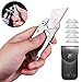 Pocket Knife Utility Knife Set 6-in-1 Box Cutter/Bottle Opener/Screwdriver, Silver
