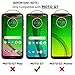 SPARIN [2 Pack] Case Compatible with Moto G7, Clear Case for Motorola G7 6.2 Inch with Soft TPU, Camera Protection, Scratch Resistant, Shock Absorption
