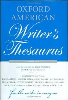 Oxford American Writer's Thesaurus Oxford American Writer's Thesaurus