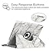 Fintie iPad 9.7 2018 2017 / iPad Air 2 / iPad Air Case - Multiple Angles Stand Smart Protective Cover with Auto Sleep Wake for iPad 9.7 inch (6th Gen, 5th Gen) / iPad Air 2 / iPad Air, Marble