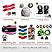 AbraFit® Wall/Ceiling Mount for Suspension Straps Crossfit Olympic Rings, Body Weight Strength Training Systems, Yoga Swings Hammocks, Boxing Equipment, Battle Ropes (Grey)