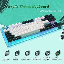 Womier K87 Custom Keyboard, 87 Keys TKL Gaming