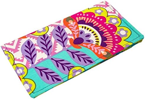 Checkbook Cover Personalized Check Holder Coupon Holder Stocking Stuffer Monogram Included | Purple Aztec Print CK0018
