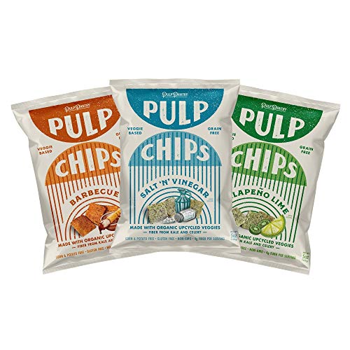Pulp Pantry Grain Free Veggie Tortilla Chips Variety 3 Pack Corn