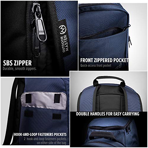 OutdoorMaster Ski Boot Bag Lynx Ski and Snowboard Boots Travel Backpack with Helmet