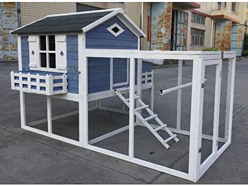 Flyline Garden Window Chicken Coop House 2130x1385x1310mm Chook Pen