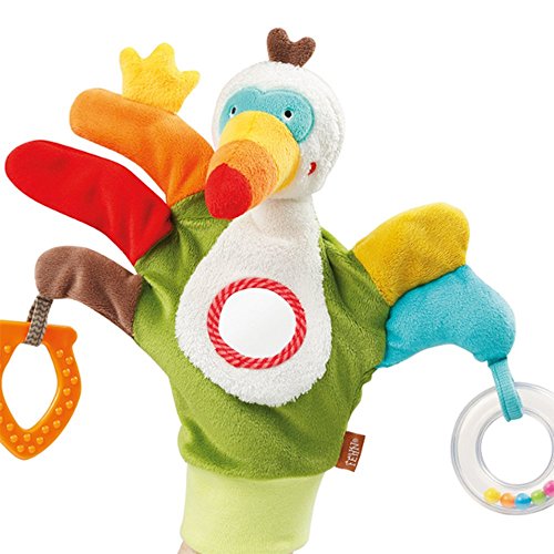 Luva Fantoche Pelúcia Tucano BR696 Colorido - Multikids