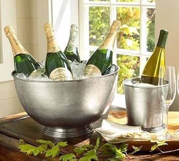 Amazon Com Pottery Barn Antique Bar Party Bucket Ice Bucket