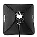 Godox 80x80cm Foldable Flash Softbox kit + S-Type Bracket Bowens Mount Holder for Studio Photography