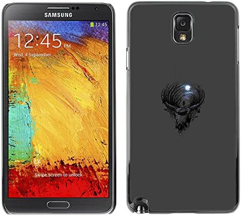 Good Phone Accessory // Hard Case Protective Plastic Cover Case for Samsung Note 3 N9000 // Gothic Goat Moon
