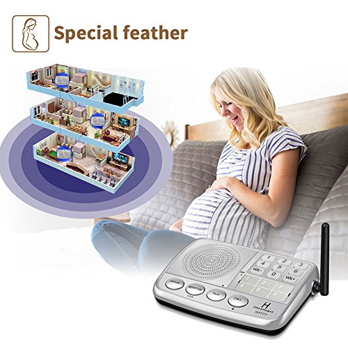 Hosmart 1/2 Mile LONG RANGE 7-Channel Security Wireless Intercom System for Home or Office (2017 New vesion)(1 Station Silver) - Thumbnail 3