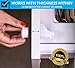 Magnetic Cabinet Lock - Baby Proof Your Home - 6 Strong Safety Locks + 2 Keys - Works with Drawers, Easy Installation with 3M Adhesive Tape, No Tools or Drill - Free eBook Included with Purchase
