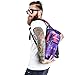Vibedration Festival Hydration Pack | 2L Water Capacity | Rave Hydration, Festival Fashion, Hiking & Camping (Galaxy - Classic)