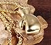 Hamoery Men Women Punk Stainless Steel Boxing Glove Chain Pendant Necklace