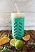 JarJackets Wide-Mouth Silicone Mason Jar Straw Top Lid - Package of 3
