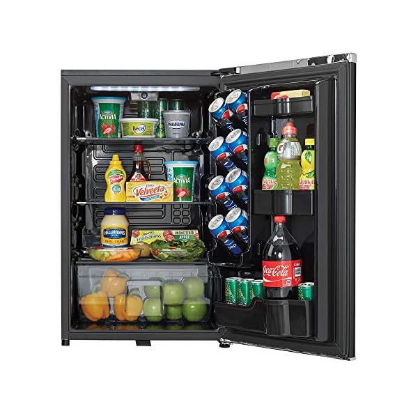 Danby-Undercounter-Compact-Refrigerator-Energy-Efficient-Retro-Inspired-Larder-Fridge-with-Integrated-Door-Shelving-BottleCan-Storage-Vegetable-Crisper-124-Litre-Black Danby Undercounter Compact Refrigerator, Energy Efficient Retro-Inspired Larder Fridge with Integrated Door Shelving…