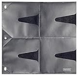 Vaultz CD Binder Pages, 8 CD Capacity per Sheet, 25 Sheets per Box, Clear and Black (VZ01401)