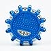 Blue LED Roadside Flare Flashing Warning Light Outdoor Safety Emergency Disc Beacon,Magnetic Base for Car or Marine Boat (Pack of 3) (Blue)
