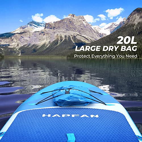 Hapfan Inflatable Stand Up Paddle Board w/High Pressure Electric Pump
