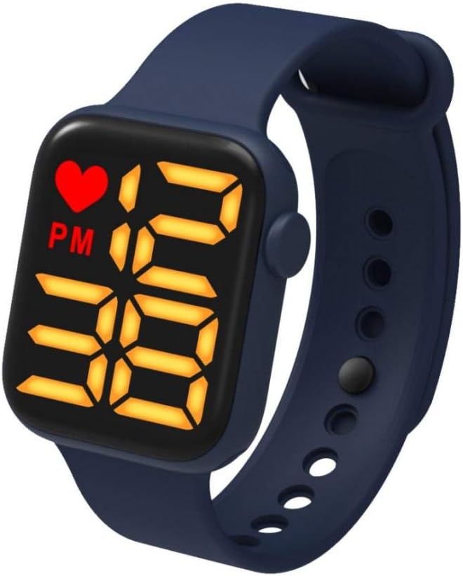 Tumnea Smart Watch Kids Fitness Tracker Electronic Square Touch Screen LED