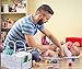 Baby Diaper Caddy by Bonbino - Luxury Portable Diaper Storage Caddy with Changeable Compartments. for Home, Car & Nursery Organizer for Diapers and Baby Wipes - Royal Grey Nursery Storage Bin