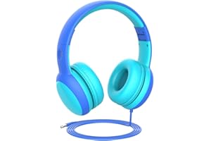 gorsun Kids Headphones with Limited Volume, Children's Headphone Over Ear, Toddler Headphones for Boys and Girls, Wired Headset Earphones for Children