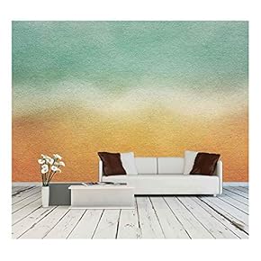 Watercolor Paper Texture for Artwork - Removable Wall Mural | Self-Adhesive Large Wallpaper - 66x96 inches