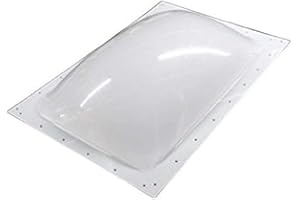 Bri-Rus SL1422W 14X22 Rectangle White Skylight/Inner Garnish