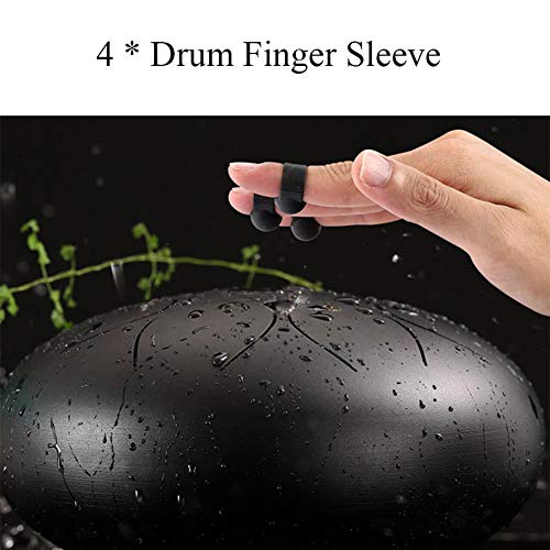 S WIDEN ELECTRIC 4PCS Steel Tongue Drum Finger Sleeve Knocking, Drum Finger Picks, Playing Finger Cover, Drum Finger Ring