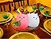 Mystery 3-Modes Silicone Soft LED Multicolor Baby Night Light, USB Rechargeable Pig Night lamp with Warm White, Single Color, Colorful Breathing Modes for Nursery Kids Children Adults Bedroom Decor(C)