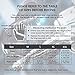 KEMIMOTO Winter Motorcycle Gloves, Rainproof Riding Gloves with Touchscreen for Riding, ATV, UTV, Snowmobile