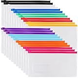 EOOUT 24pcs Poly Zip Envelope, Plastic