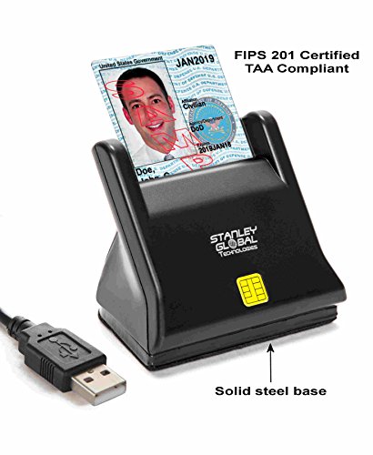 image for Stanley Global SGT117XE FIPS-201 TAA Compliant DOD Corporate USB CAC P