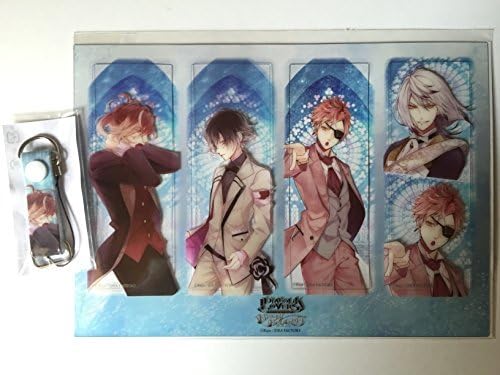 Rejet [DIABOLIK LOVERS] BLOODY BOUQUET lottery C Awards connecting strap ? D Award quadruple Clear Bookmark Set "atheist Yuma" BB lottery