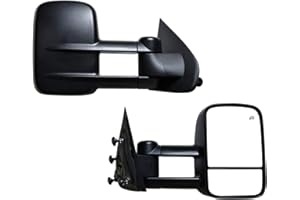 AERDM Towing Mirrors Replacement fit for 2014-2018 Chevy GMC Silverado Sierra 1500 2015-16 2500 HD 3500 HD Power Heated Mirrors